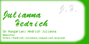 julianna hedrich business card